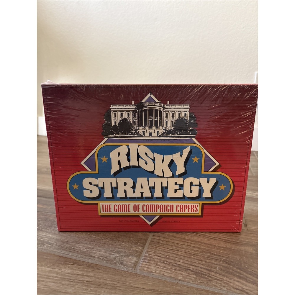 Jim Bear Enterprises 1991 : RISKY STRATEGY - Game of Campaign Capers (New)